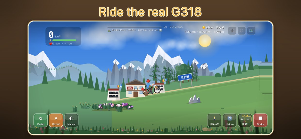 Cycling 318 — in-game scene