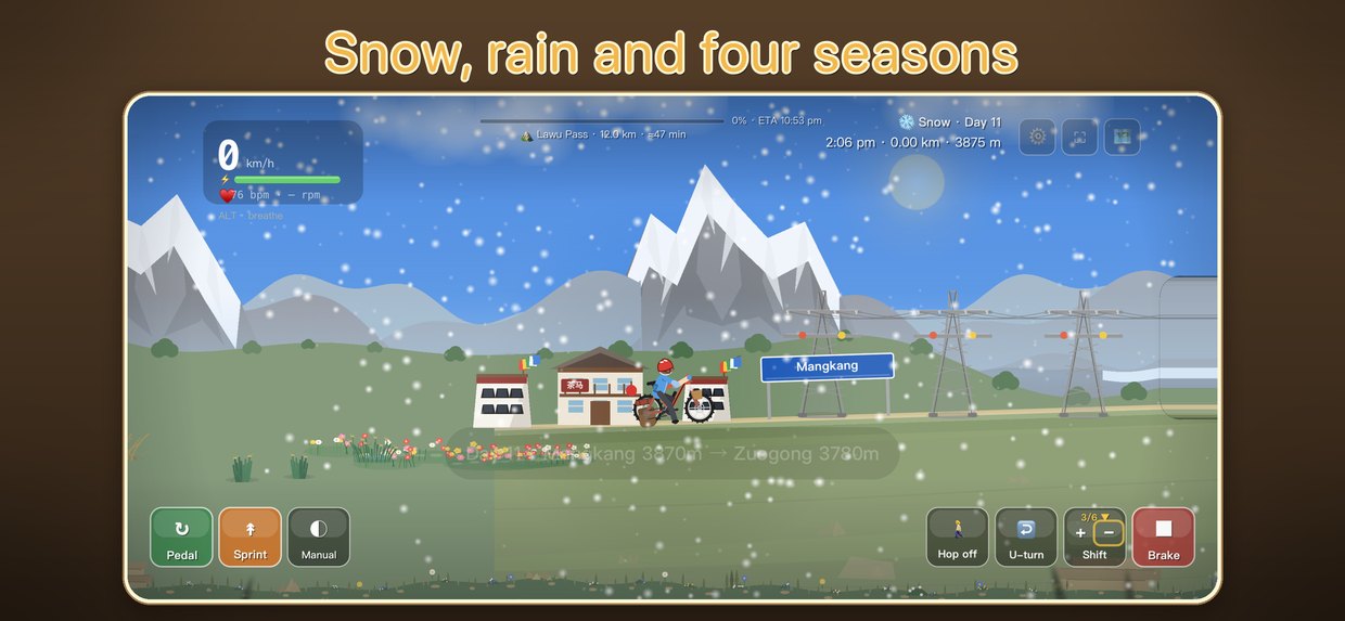 Cycling 318 — in-game scene