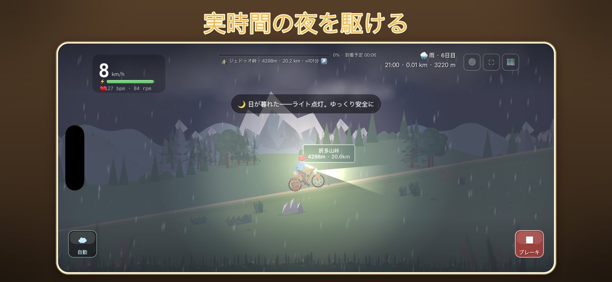 実時間の夜を駆ける