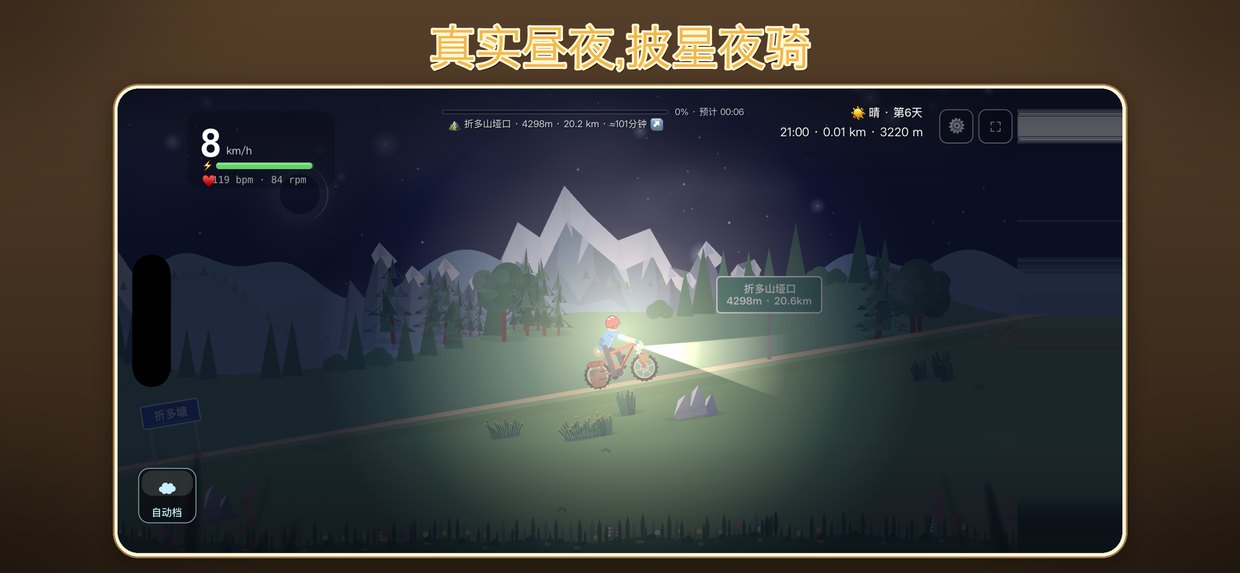 真实昼夜,披星夜骑