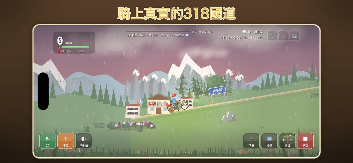 騎上真實的318國道