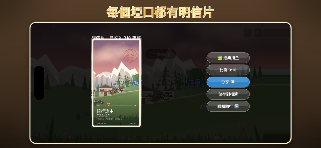 每個埡口都有明信片